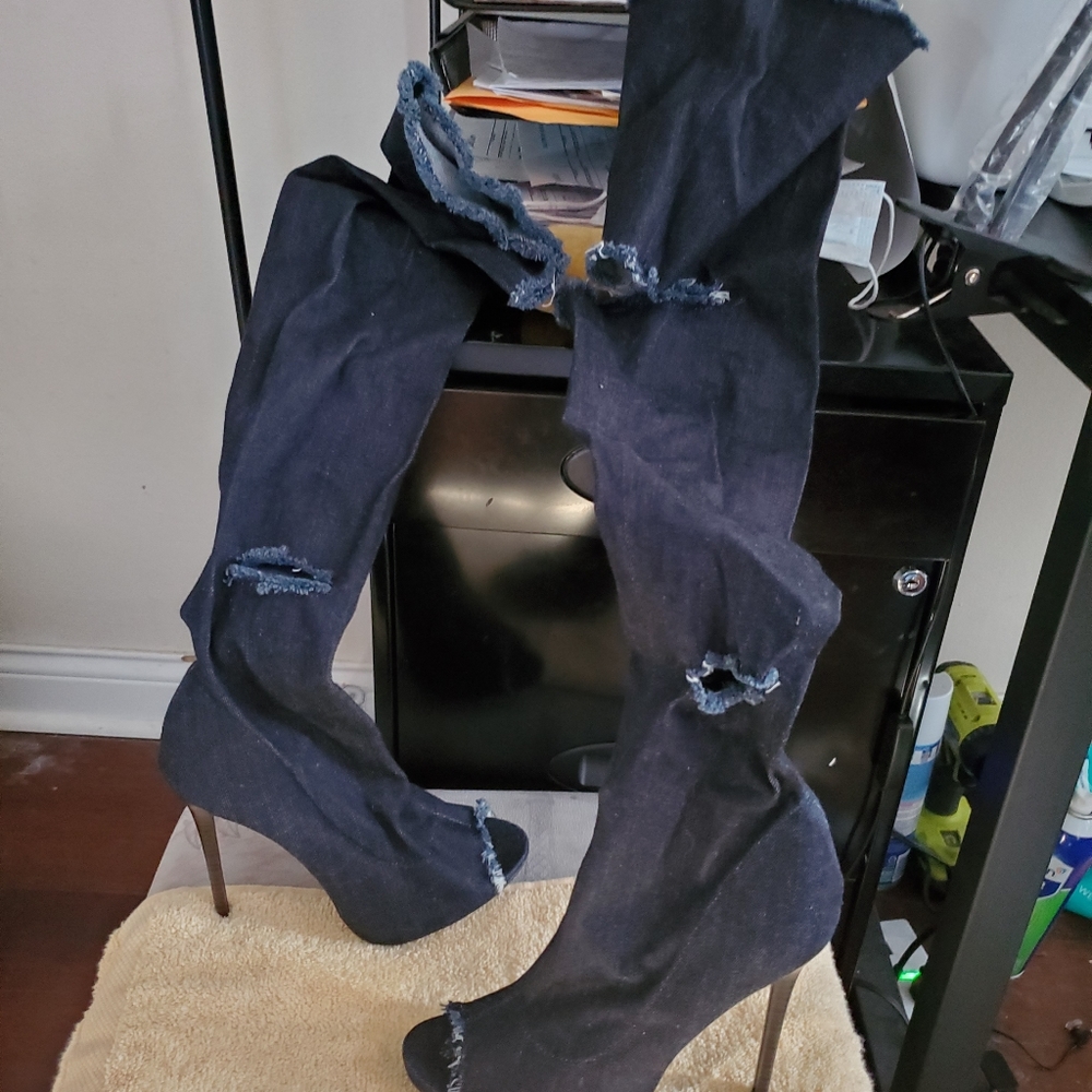 Thigh high boots